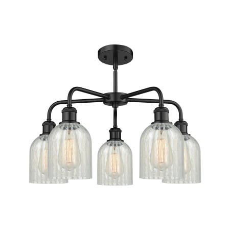 A large image of the Innovations Lighting 516-5CR-15-23 Caledonia Chandelier Alternate image