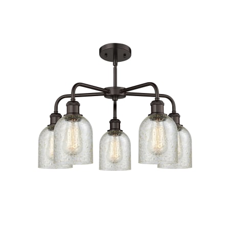 A large image of the Innovations Lighting 516-5CR-15-23 Caledonia Chandelier Alternate image