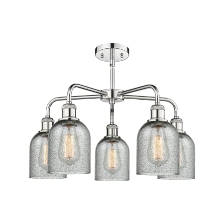 A large image of the Innovations Lighting 516-5CR-15-23 Caledonia Chandelier Alternate image