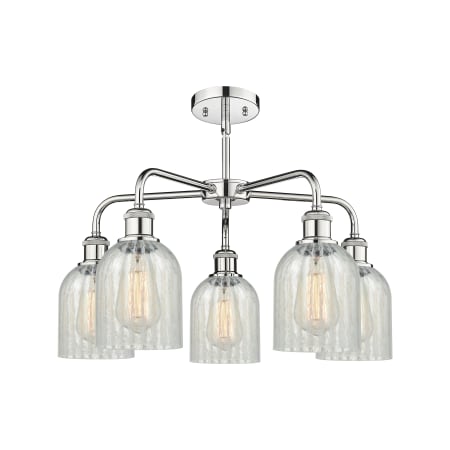 A large image of the Innovations Lighting 516-5CR-15-23 Caledonia Chandelier Alternate image