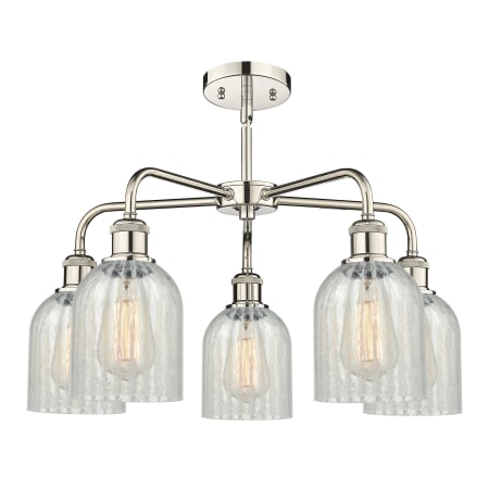 A large image of the Innovations Lighting 516-5CR-15-23 Caledonia Chandelier Alternate image