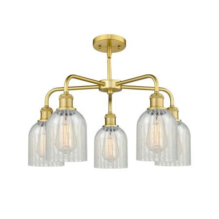 A large image of the Innovations Lighting 516-5CR-15-23 Caledonia Chandelier Alternate image