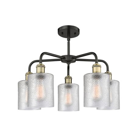 A large image of the Innovations Lighting 516-5CR-15-23 Cobbleskill Chandelier Alternate image