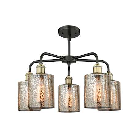 A large image of the Innovations Lighting 516-5CR-15-23 Cobbleskill Chandelier Alternate Image