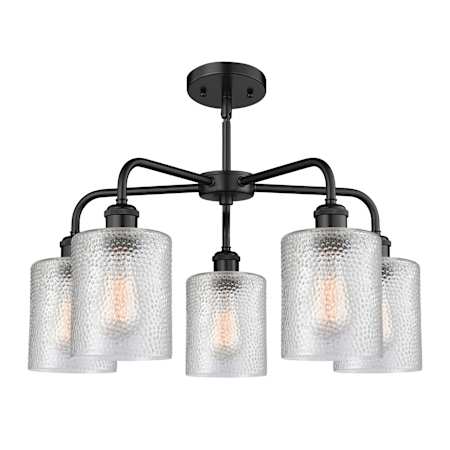 A large image of the Innovations Lighting 516-5CR-15-23 Cobbleskill Chandelier Alternate Image