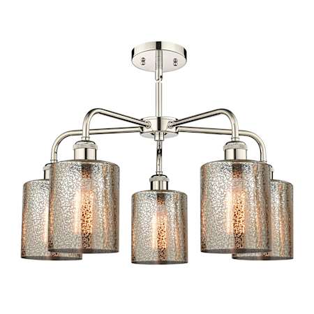 A large image of the Innovations Lighting 516-5CR-15-23 Cobbleskill Chandelier Alternate Image