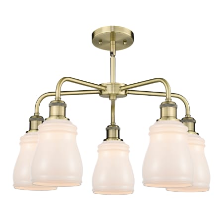 A large image of the Innovations Lighting 516-5CR-15-23 Ellery Chandelier Alternate image