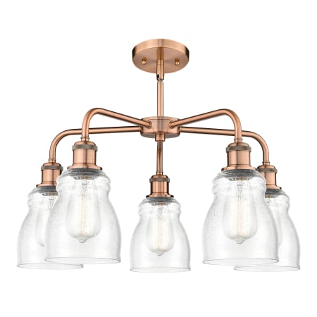 A large image of the Innovations Lighting 516-5CR-15-23 Ellery Chandelier Alternate image