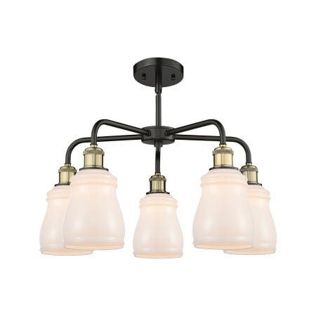 A large image of the Innovations Lighting 516-5CR-15-23 Ellery Chandelier Alternate image