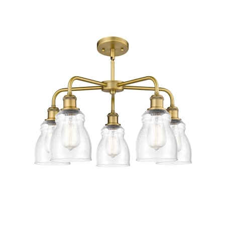 A large image of the Innovations Lighting 516-5CR-15-23 Ellery Chandelier Alternate image