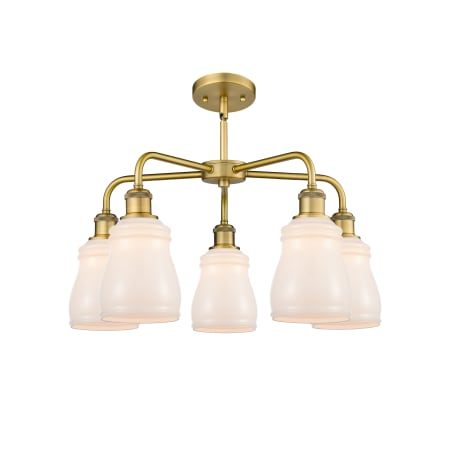 A large image of the Innovations Lighting 516-5CR-15-23 Ellery Chandelier Alternate image