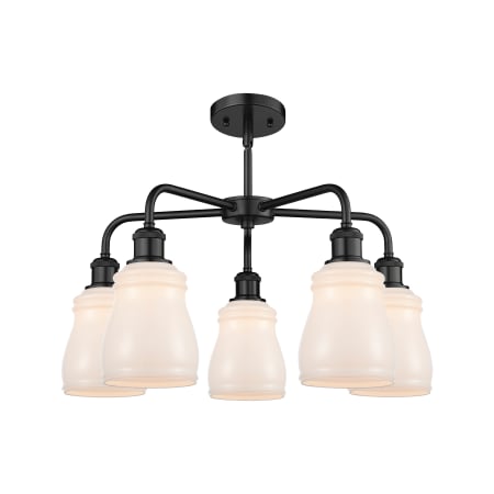 A large image of the Innovations Lighting 516-5CR-15-23 Ellery Chandelier Alternate image