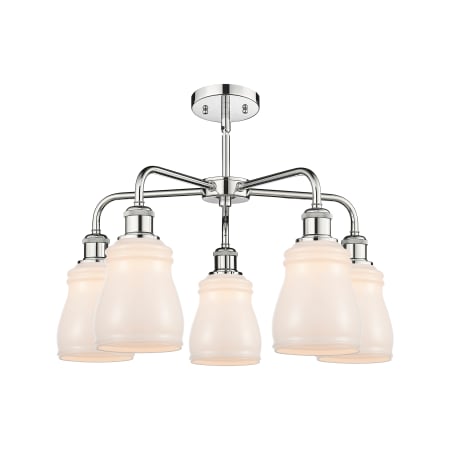 A large image of the Innovations Lighting 516-5CR-15-23 Ellery Chandelier Alternate image