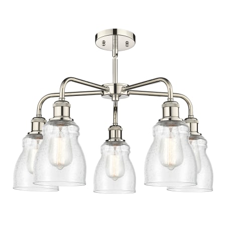 A large image of the Innovations Lighting 516-5CR-15-23 Ellery Chandelier Alternate image