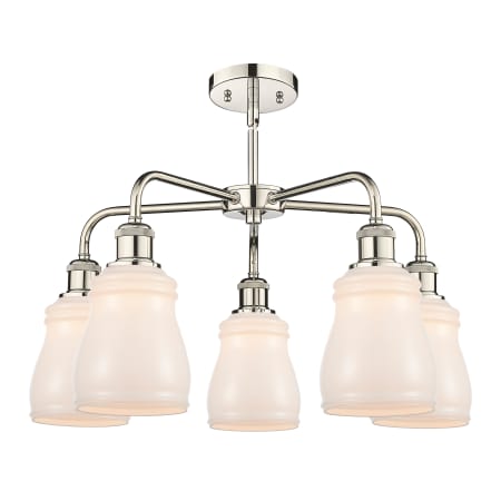 A large image of the Innovations Lighting 516-5CR-15-23 Ellery Chandelier Alternate image