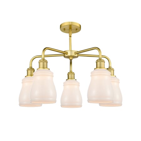 A large image of the Innovations Lighting 516-5CR-15-23 Ellery Chandelier Alternate image