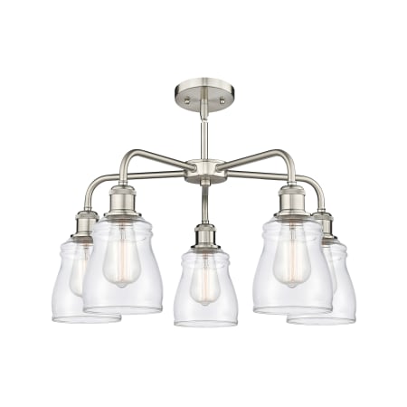 A large image of the Innovations Lighting 516-5CR-15-23 Ellery Chandelier Alternate image