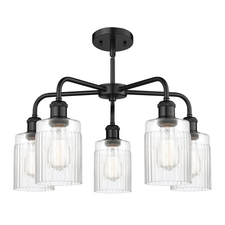 A large image of the Innovations Lighting 516-5CR-15-23 Hadley Chandelier Alternate image