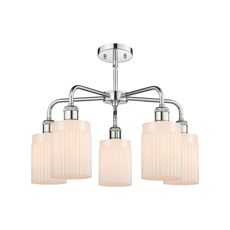 A large image of the Innovations Lighting 516-5CR-15-23 Hadley Chandelier Alternate image