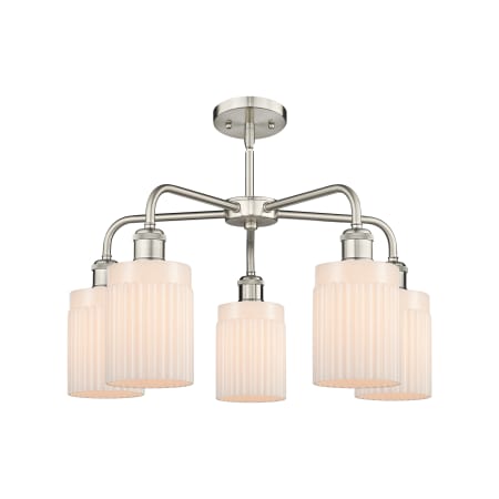 A large image of the Innovations Lighting 516-5CR-15-23 Hadley Chandelier Alternate image