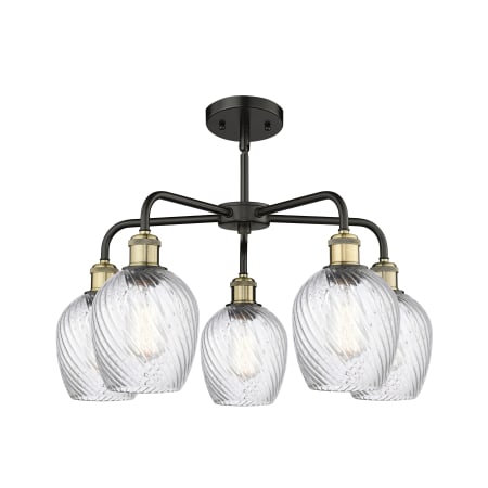 A large image of the Innovations Lighting 516-5CR-15-23 Salina Chandelier Alternate image