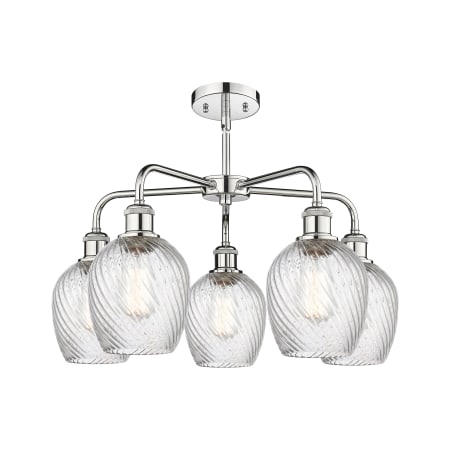 A large image of the Innovations Lighting 516-5CR-15-23 Salina Chandelier Alternate image