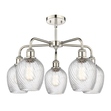 A large image of the Innovations Lighting 516-5CR-15-23 Salina Chandelier Alternate image