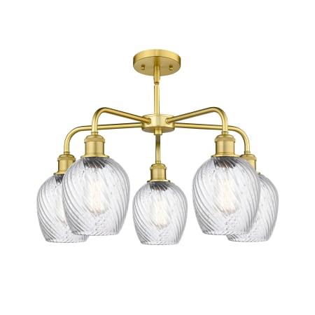 A large image of the Innovations Lighting 516-5CR-15-23 Salina Chandelier Alternate image