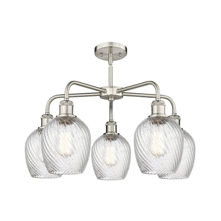 A large image of the Innovations Lighting 516-5CR-15-23 Salina Chandelier Alternate image