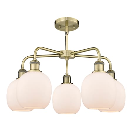 A large image of the Innovations Lighting 516-5CR-15-24 Belfast Chandelier Alternate image