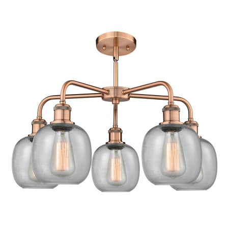 A large image of the Innovations Lighting 516-5CR-15-24 Belfast Chandelier Alternate image