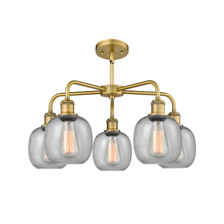 A large image of the Innovations Lighting 516-5CR-15-24 Belfast Chandelier Alternate image