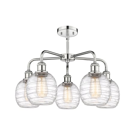 A large image of the Innovations Lighting 516-5CR-15-24 Belfast Chandelier Alternate image