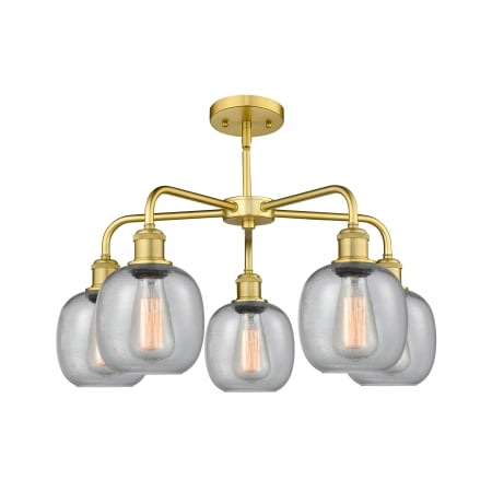 A large image of the Innovations Lighting 516-5CR-15-24 Belfast Chandelier Alternate image