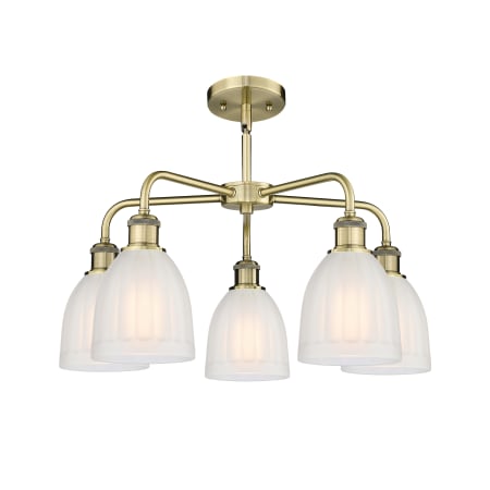 A large image of the Innovations Lighting 516-5CR-15-24 Brookfield Chandelier Alternate image