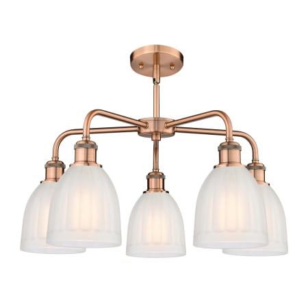 A large image of the Innovations Lighting 516-5CR-15-24 Brookfield Chandelier Alternate image