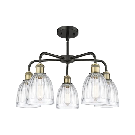 A large image of the Innovations Lighting 516-5CR-15-24 Brookfield Chandelier Alternate image