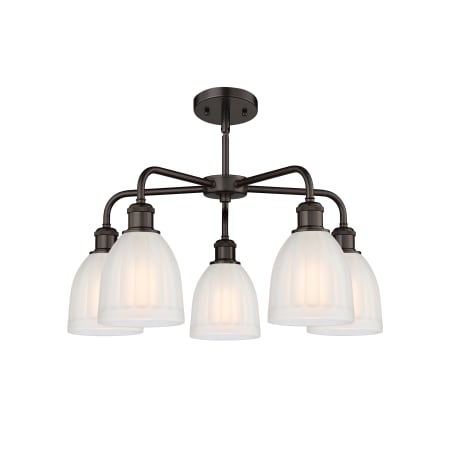 A large image of the Innovations Lighting 516-5CR-15-24 Brookfield Chandelier Alternate image