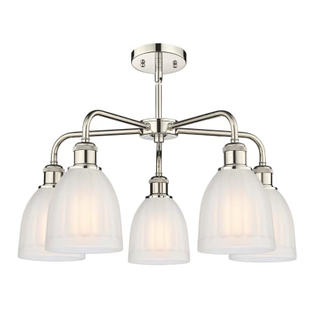 A large image of the Innovations Lighting 516-5CR-15-24 Brookfield Chandelier Alternate image