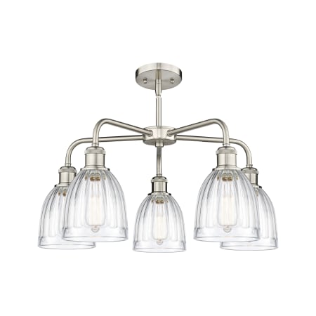 A large image of the Innovations Lighting 516-5CR-15-24 Brookfield Chandelier Alternate image