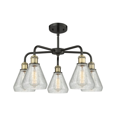 A large image of the Innovations Lighting 516-5CR-15-24 Conesus Chandelier Alternate image