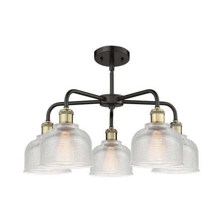 A large image of the Innovations Lighting 516-5CR-15-24 Dayton Chandelier Alternate image