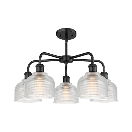 A large image of the Innovations Lighting 516-5CR-15-24 Dayton Chandelier Alternate image