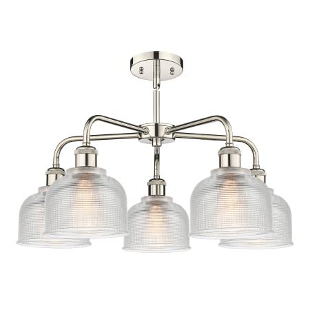 A large image of the Innovations Lighting 516-5CR-15-24 Dayton Chandelier Alternate image