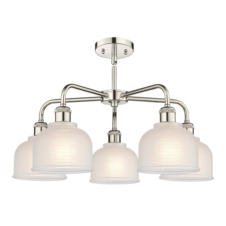 A large image of the Innovations Lighting 516-5CR-15-24 Dayton Chandelier Alternate image