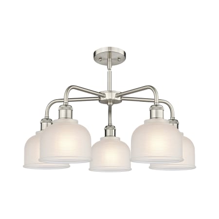 A large image of the Innovations Lighting 516-5CR-15-24 Dayton Chandelier Alternate image