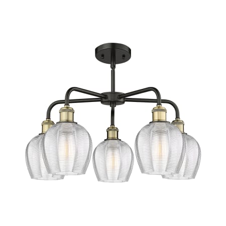 A large image of the Innovations Lighting 516-5CR-15-24 Norfolk Chandelier Alternate image