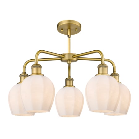 A large image of the Innovations Lighting 516-5CR-15-24 Norfolk Chandelier Alternate image