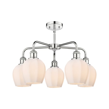 A large image of the Innovations Lighting 516-5CR-15-24 Norfolk Chandelier Alternate image