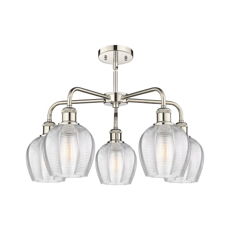 A large image of the Innovations Lighting 516-5CR-15-24 Norfolk Chandelier Alternate image